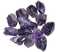 Deep Amethyst Raw Crystals, 2-3CM Rough Stones Crystal for Tumbling, Cabbing, Fountain, Decoration, Polishing, Wire Wrapping,3cm1000G
