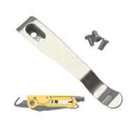 Deep Carry Clip de ceinture de poche en acier inoxydable robuste Accessoire de travail pour la marche, le camping, l'escalade, la randonnée, la pêche, la randonnée, le sport