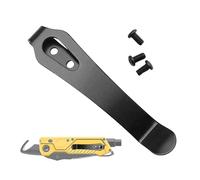 Deep Carry Pocket Clip, Tool Belt Replacement, Heavy Duty Metal Buckle, Secure Quick Attach Design, 2.4x0.47x0.35 inches, Ideal for Hiking Climbing Running Walking Backpacking Fishing Picnic Use