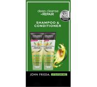 Deep Cleanse & Repair Set - Shampoing, 250 Ml & Après-Shampoing, 250 Ml - Type De Cheveux : Abîmés, Abîmés - Soin & Régénération Immédiate - Avec Avocat Nourrissant