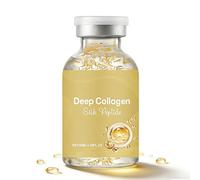 Deep Collagen Silk Peptide Ampoule, Ampoule Intensive Collagène & Soie Peptide - Sérum Visage Liftant Raffermissant, Formule Hydratante Anti-Âge pour Tous Types de Peau (1pc)
