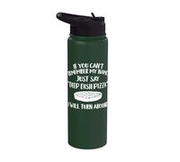 Deep Dish Pizza Apparel - Design amusant pour amateur de pizza Stainless Steel Insulated Water Bottle