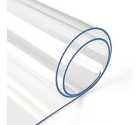 Deep Dream Nappe de Bureau rectangulaire en Vinyle Transparent de 2 mm, 61 x 122 cm, pour Bureau, Commode, Table de Nuit, Ordinateur et Table d'écriture