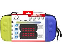 DEEP EXPLORER Housse Rigide Compatible Bicolore Bleu Jaune Nintendo Switch 2 - Préformée avec reliefs des Boutons - Étui Antichoc -