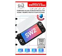 DEEP EXPLORER Verre trempé compatible avec Switch 2 - Lot de 2 - Dureté 9H - Anti-rayures - Qualité HD - Clarté parfaite - Anti-traces