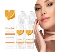 Deep Face Lot de 2 mousses à l'aloe vera hydratant pour le visage, extrait d'orange naturel et vitamine C pour un nettoyage en profondeur, humidification, réduction des rides et de la matité