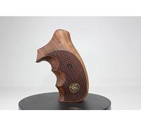 Deep Grips Marque Smith Wesson K/L/X - Cadre Rond en Noyer (Sol, Bois)