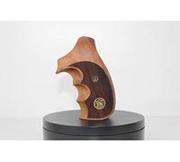 Deep Grips Marque Smith Wesson K/L/X - Cadre Rond en Noyer (Sol, Bois)
