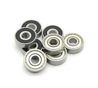 Deep Groove Ball Bearings 10pcs Bearing 603 604 605 606 607 608 609 623 624 625 626 627 628zz 2rs 608rs BIANMTSW(606zz 6x17x6mm)