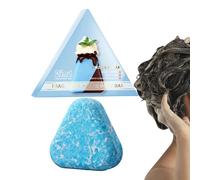 Deep Nourishing Shampoo Bar, Advanced Moisture Hair Cleanser, 7x8cm Compact Wash Bar with Travel Case, Gentle Plant Oil Formula, Solid Bath Soap with, Grooming Essential for Gym Travel