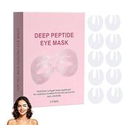 Deep Peptide Collagen Eye Mask,5 Pièces Patch Yeux Collagene,Under Eye Patches for Dark Circles & Puffy Eyes,Three-Piece Design Covers the Entire Eye Area,Pour Réduction des Ridules,Raffermissement