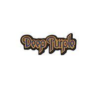 Deep Purple Blue Gold Écusson Patch en fer brodé sur accessoire