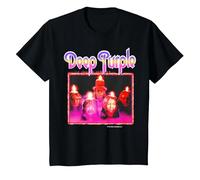 Deep Purple Burn T-Shirt, Enfant, Noir, 12 Ans