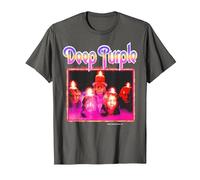 Deep Purple Burn T-Shirt, Homme, Asphalte, 4XL