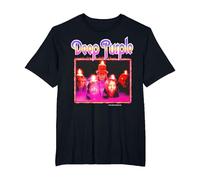 Deep Purple Burn T-Shirt, Homme Grandes Tailles, Noir, 3X Tall