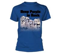 Deep Purple in Rock Band Logo T Shirt XXL Blue