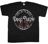 Deep Purple Smoke on The Water Design Rock Officiel T-Shirt Hommes Unisexe (Medium)