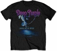 Deep Purple Smoke on The Water Mens Black T Shirt Deep Purple Tee Black