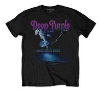 Deep Purple Smoke on The Water Officiel T-Shirt Hommes Unisexe