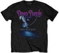 Deep Purple - "Smoke On The Water" T-shirt pour homme/femme unie RO2401 (S) (Noir)