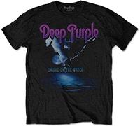 Deep Purple - T-Shirt - Homme Noir Noir - Noir - Medium
