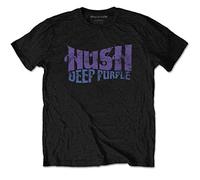 Deep Purple - T-Shirt # L Unisex Black # Hush [Import]