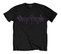 Deep Purple - T-Shirt # M Black Unisex # Vintage Logo