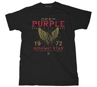 Deep Purple - T-Shirt # M Unisex Black # Highway Star [Import]