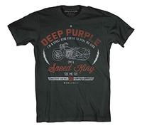 Deep Purple - T-Shirt # S Unisex Black # Speed King [Import]