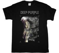 Deep Purple WHOOSH Black T Shirt Hard Rock IAN Gillan Steve Morse Don AIREY Black Manches Courtes(3X-Large)
