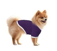 Deep Purple1 Chemise en maille pour chien - Léger et respirant, à séchage rapide et extensible pour petits chiens