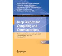 Deep Sciences for Computing and Communications – Actes IconDeepCom 2024, Chennai, Inde – Partie I