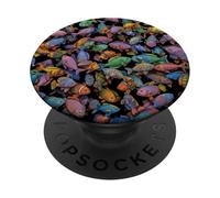 Deep Sea Dive Ocean Poignée de téléphone - Support supérieur interchangeable PopSockets PopGrip Adhésif