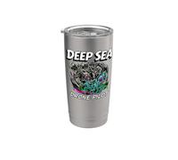 Deep Sea Drone Pilot ROV Submarine Squid Gobelet isotherme en acier inoxydable double paroi