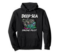 Deep Sea Drone Pilot ROV Submarine Squid Sweat à Capuche