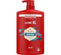 Deep Sea Gel Douche Et Shampooing 3 En 1 Pour Homme, 1 L, Parfum Frais Et Longue Durée De Qualité Parfumée, Pour Les Cheveux Et Le Visage