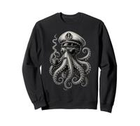 Deep Sea Legend - The Smoking Octopus Captain Sweatshirt