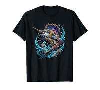 Deep Sea Marlin Pirate Treasure Ocean Adventure T-Shirt