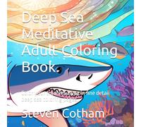 Deep Sea Meditative Adult Coloring Book.: Color your troubles away in fine detail deep sea coloring pages.