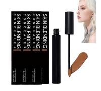 Deep Skin Tone Soft Matte Cream Concealer,Concealer sous les yeux et maquillage neutralisant,Correcteur de couleur pour les cercles sombres, Concealers hydratants pour les femmes plus âgées (4)