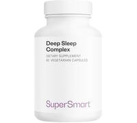 Deep Sleep Complex - Anti-Réveils Nocturnes - 60 Gélules - SuperSmart | Formule Naturelle Pour Sommeil Profond Adulte - Nuits Réparatrices - Sans Mélatonine - L-Théanine, PeptiSleep™…