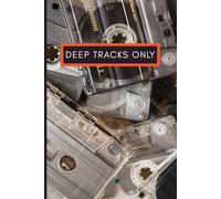 Deep Tracks Only: Deep Tracks Only: Black Cassette Notebook, 120 Lined Pages, 6x9 (A5), Perfect Gift for Music Lovers and The Office Fans