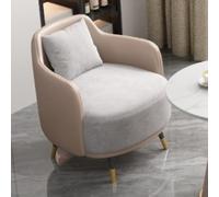 Deep U-Shaped Single-Seat Sofa, Modern Accent Chair for Living Room Upholstered Leathaire Armchair for, Bedroom(5)