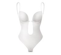 Deep v Neck Backless Body Shaper Bra Bodysuit Thong Shapewear Women Tummy Control Underwear Wedding