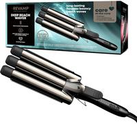 Deep Waver ¿ Boucleur À Cheveux Wavy Avec Triple Barillet En Céramique Progloss, Fer À Boucler Professionnel Pour Des Waves Faciles Et Brillantes Sur Cheveux Courts, Mi-Longs Et Lo[Sai626548]