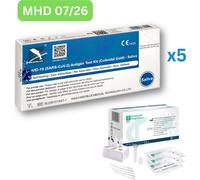 Deepblue Covid Antigen Lolli-Speich-Test | Autotest rapide (test amateur) 5 pièces MHD 07/26 | ID : 2099 | Tests parahealth GRATUITS (5 pièces, MHD 12/25)