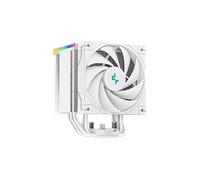 DeepCool AK500 Digital WH - Refroidisseur d'air CPU Blanc, 120mm, PWM, 5 caloducs, pour Socket LGA 1700/1200/115x/AM5/AM4, 500-1850RPM, 68.99CFM