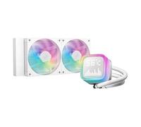 DeepCool All-In-One Liquid Cooler LP240 240mm Radiator - 120mm Fans For CPU Processors White