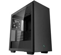 Boîtier Pc Moyen Tour Sans Alim - Deepcool Ch510 (Noir) - E-Atx/Atx/Micro Atx - 1X120Mm - Usb 3.0/Hd Audio - Verre Trempé G