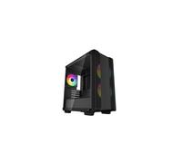 DeepCool CC360 ARGB Mini Tower Noir, microATX/Mini-ITX, 2x120mm avant, 1x120mm arrière, Acier/Verre trempé, USB 3.2 Gen 1, compatible radiateurs 360mm/240mm/120mm